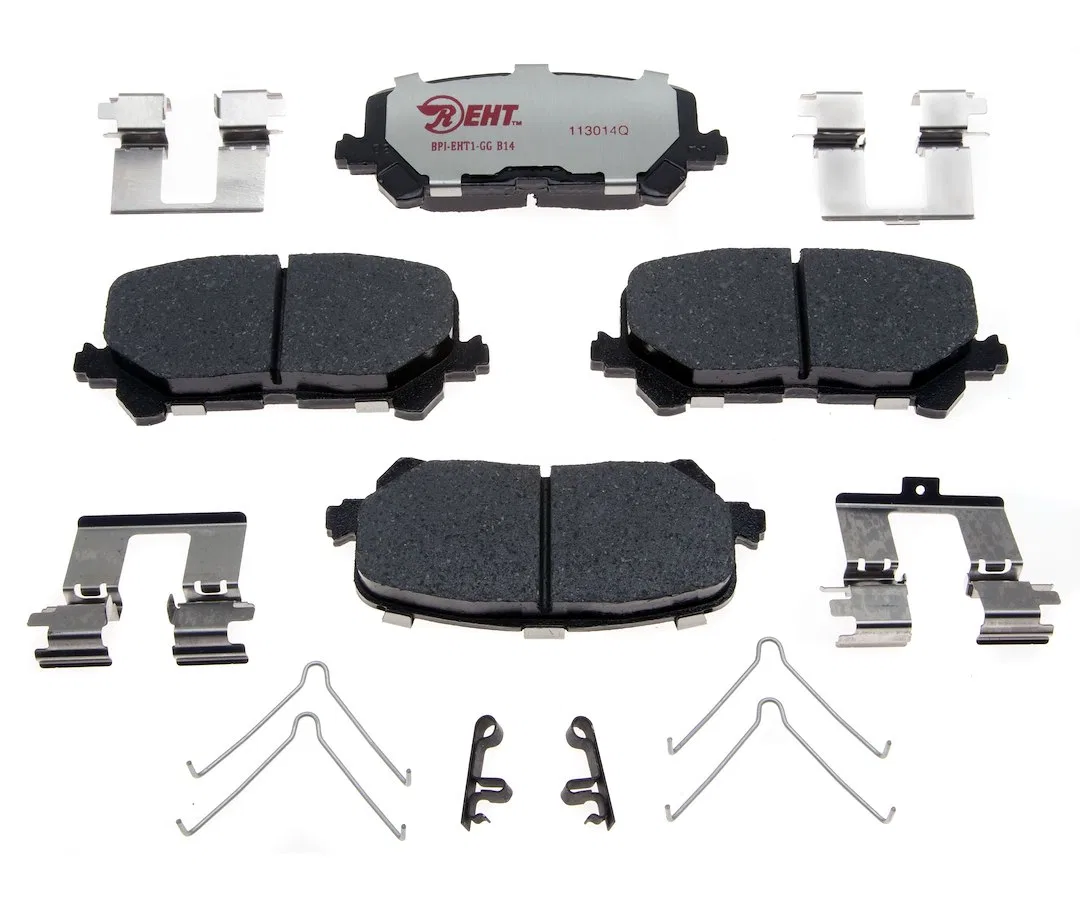 EHT1724H – R/M BRAKES Brake Pad, OE Replacement Hybrid Technology Includes Mounting Hardware
